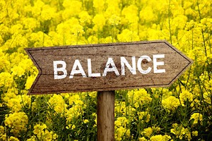 Skilt Balance