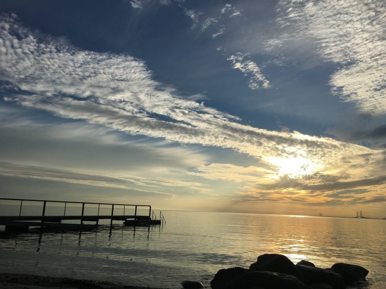 Solopgang Storebælt Nyborg bro