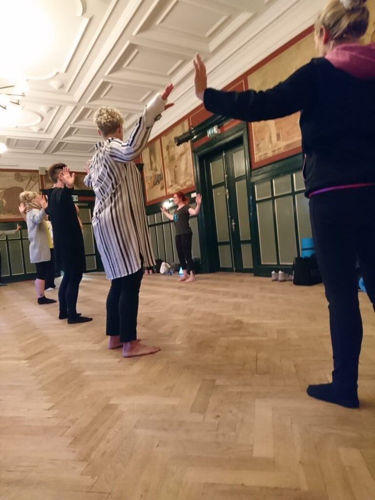 Qigong laves på række