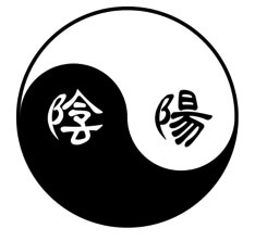 Ying og Yang tegn