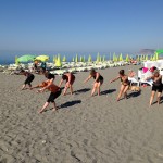 Qigong på stranden