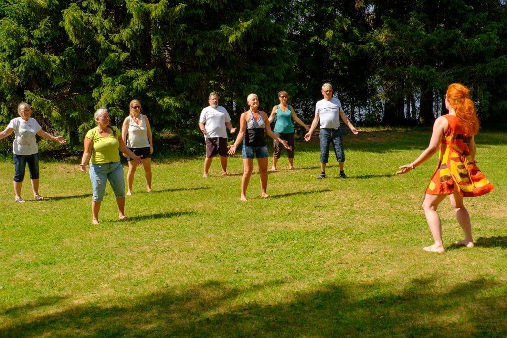 Qigong undervisning i naturen