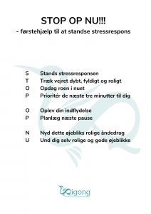 Podcast Qi episode #8 om stop op nu strategier mod stress