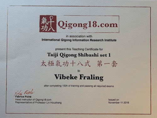 Vibeke Fraling Qigong Academy - fabrice piché