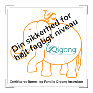 Certificerings segl Børne Qigong instruktør til sociale medier
