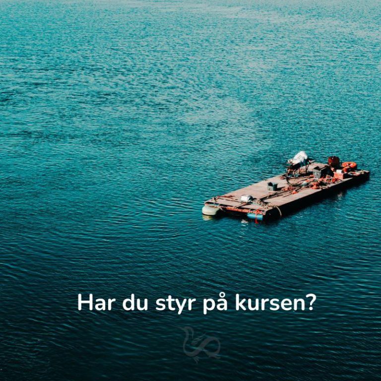 Nytårsforsæt - har du styr på kursen?