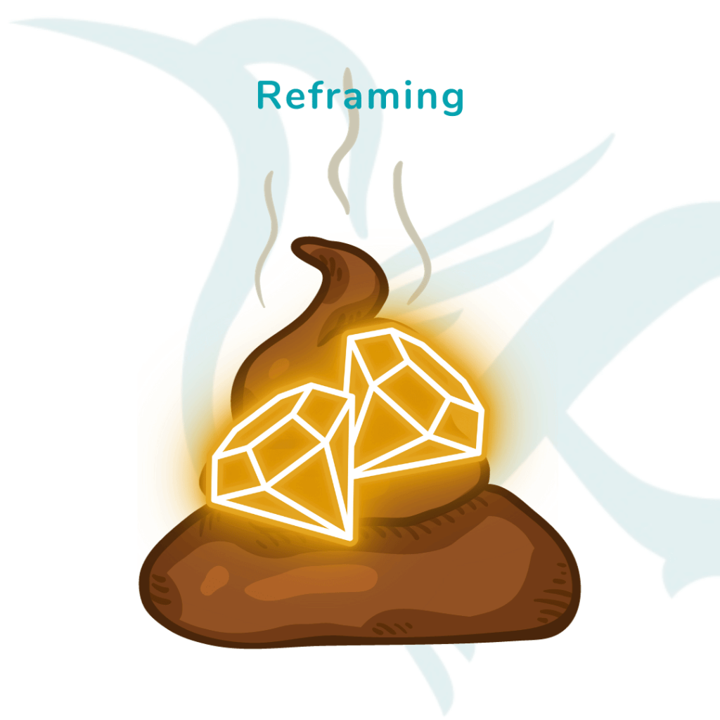 Nytårsforsæt - Reframing - Diamanten i møddingen - synlige diamanter