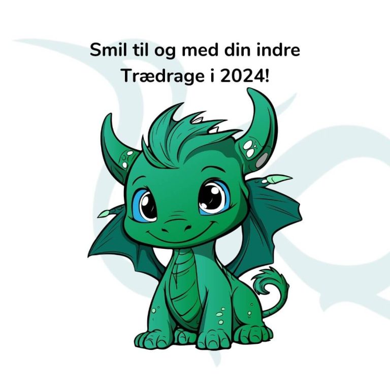 Trædragens år kinesisk nytår 2024 - smil